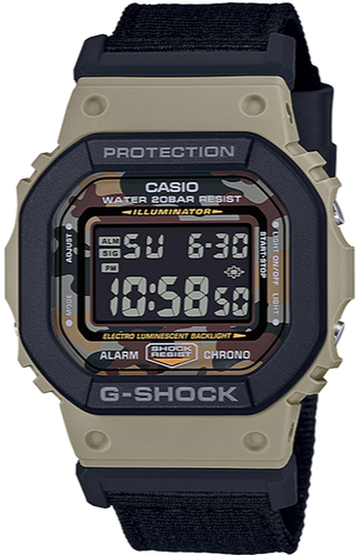 Casio G-Shock 2020 Desert Camoflague Military Style Square Face DW-5610SUS-5 DW5610SUS-5 www.watchoutz.com