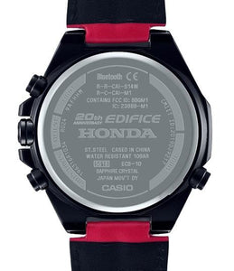 Casio Edifice Honda Racing ECB-10HR-1ADR 20th Anniversary Back www.watchoutz.com