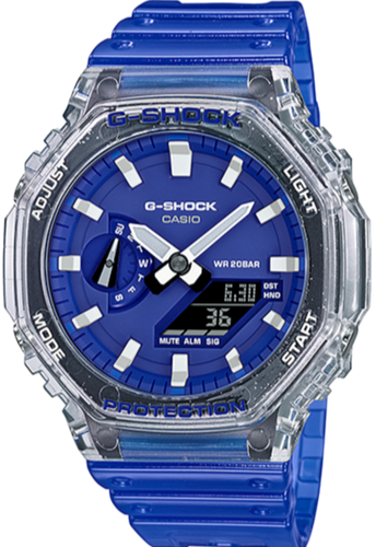 Casio G-Shock Special Color Models Blue GA-2100HC-2A www.watchoutz.com