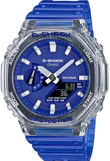 Casio G-Shock Special Color Models Blue GA-2100HC-2A www.watchoutz.com