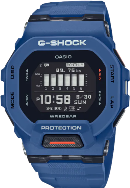 Casio G-Shock G-Squad Square Face GBD-200-2DR www.watchoutz.com 