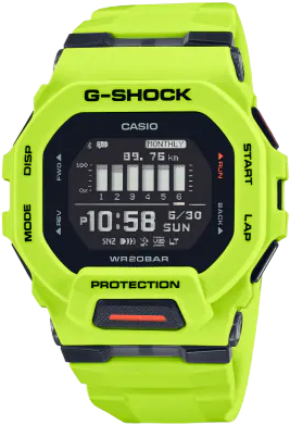 Casio G-Shock G-Squad Square Face Lime Green GBD-200-9DR www.watchoutz.com