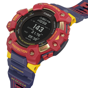 Casio G-Shock G-Squad X FC Barcelona 2022 Collaboration GBD-H1000BAR-4 face www.watchoutz.com