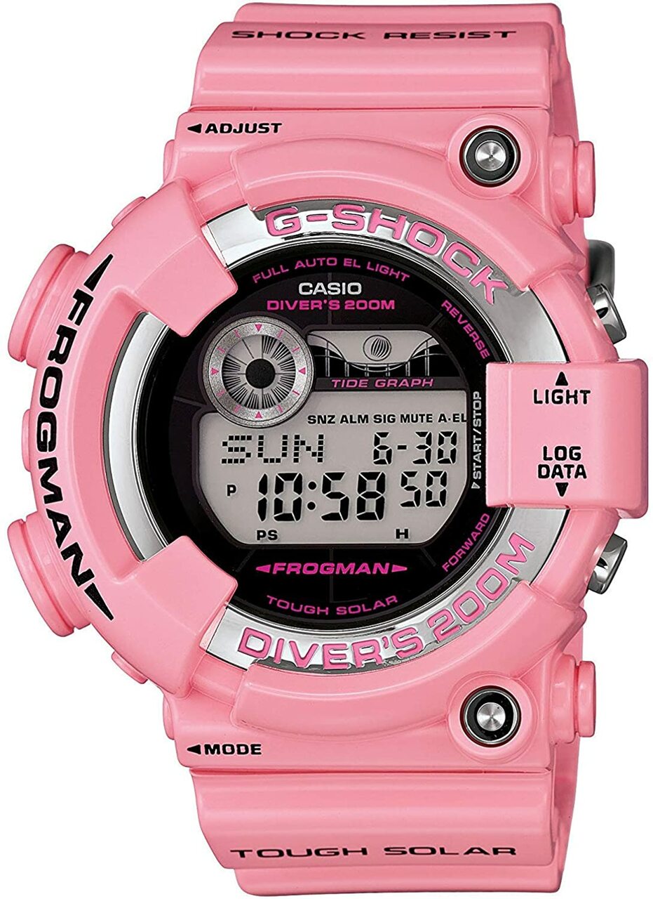 Casio G-Shock X I.C.E.R.C Love the Sea and the Earth Frogman 2014 Special  Edition Pink GF-8250K-4