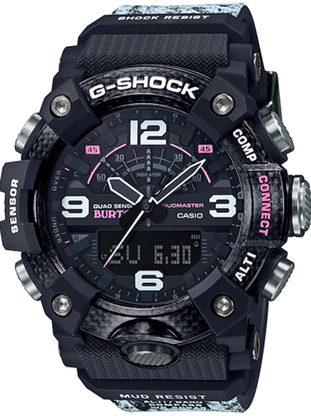 CASIO　G-SHOCK 　マッドマスター　BURTON コラボモデル Casio G-Shock X Burton Master of G Mudmaster GG-B100BTN-1A – WATCH