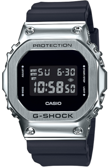 Casio G-Shock Metal Covered Bezel Origin Square Face GM-5600-1