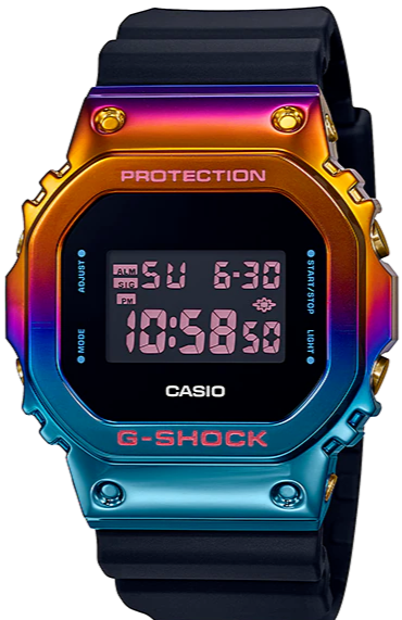 Casio G-Shock Metal Covered Rainbow Bezel Shanghai Night GM