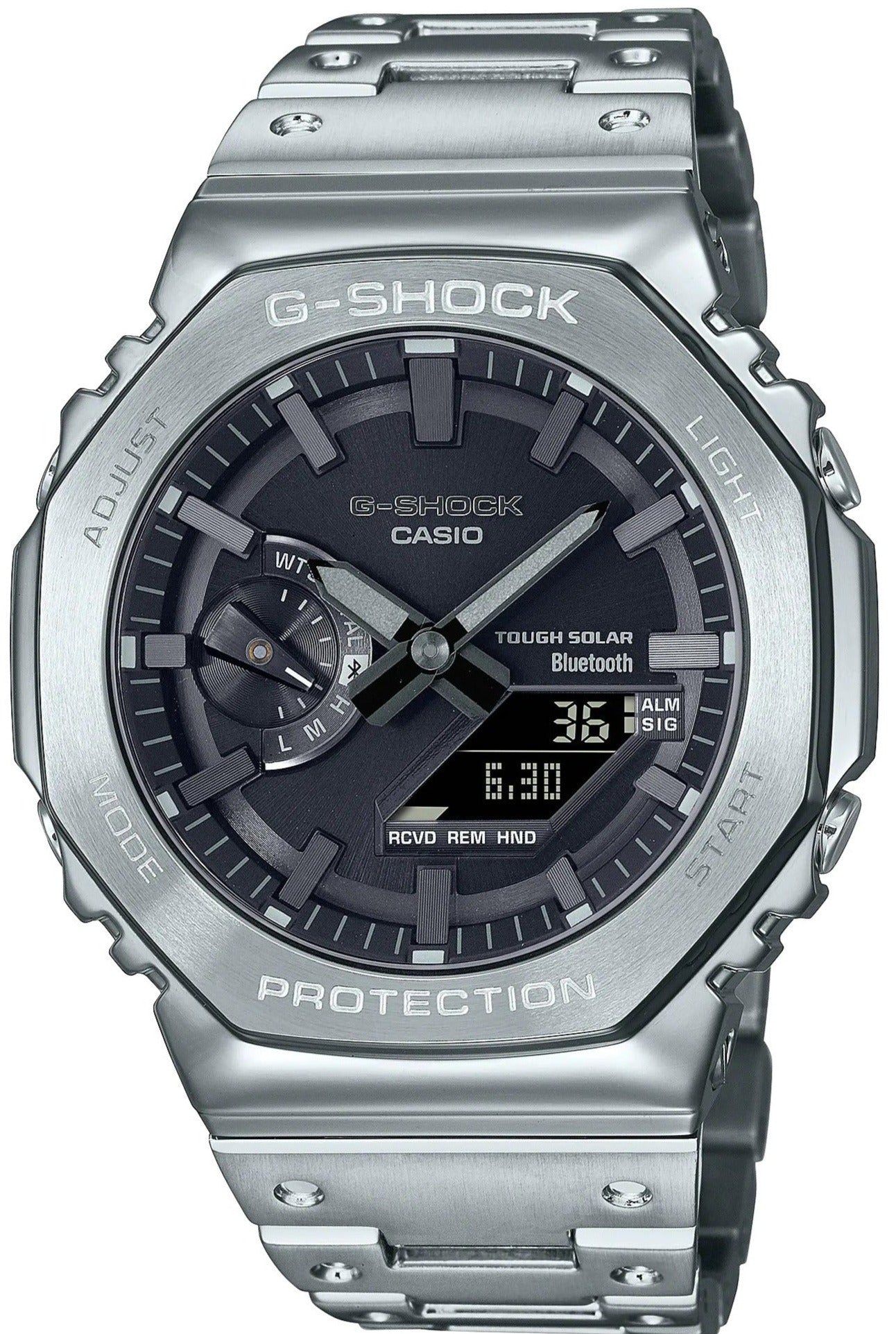 Casio G-Shock Full Metal GMB2100 Series Solar Silver GM-B2100D-1A