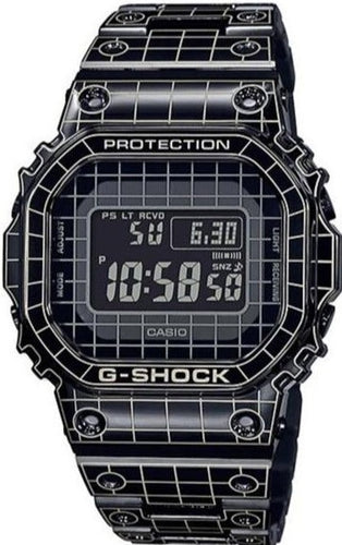 Casio G-shock GMW-B5000CS-1 Full Metal Grid Design Time Tunnel www.watchoutz.com