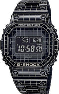 Casio G‑Shock GMW‑B5000CS‑1 Full Metal Grid Time Tunnel — stainless steel digital watch, GMWB5000CS‑1DR available at WatchOutz.