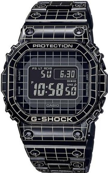 Casio G-shock Full Metal Square Face Cyber Grid Design GMW-B5000CS