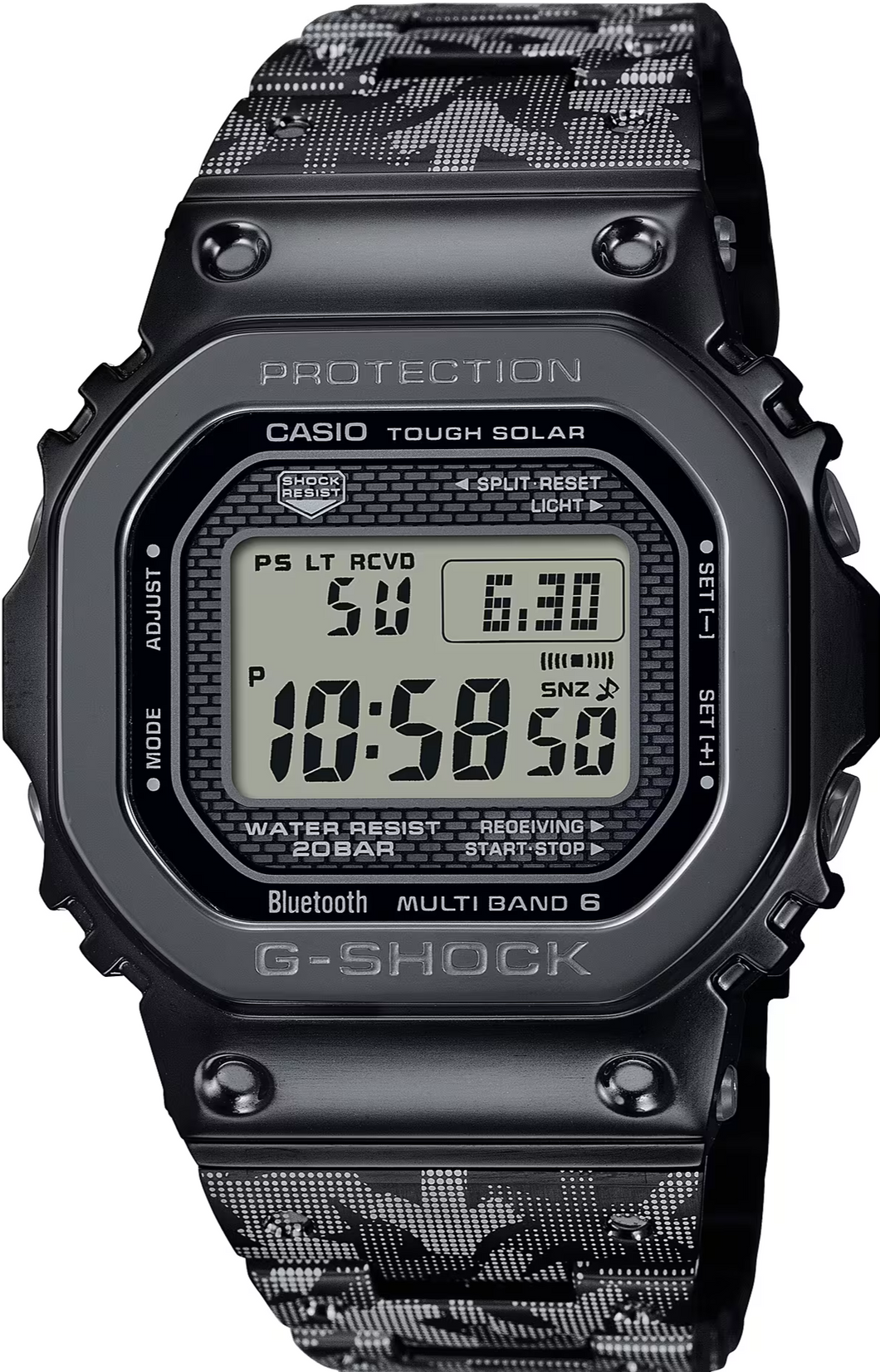 Casio G-Shock 40th Anniversary X Eric Haze Collaboration Full Metal Square Face GMW-B5000EH-1 GMWB5000EH-1 www.watchoutz.com