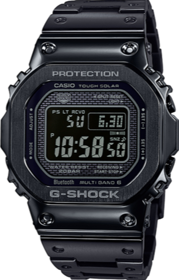 Casio G-Shock Full Metal Square Face Black GMWB5000GD-1 GMW