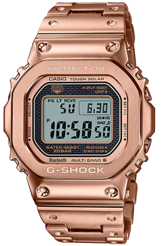 Casio G-Shock GOLD INGOT motif series Full Metal Rose Gold GMW-B5000GD-4 www.watchoutz.com