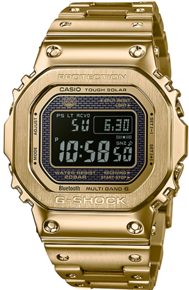 Casio G-Shock Full Metal Square Face Tough Solar Gold GMW-B5000GD