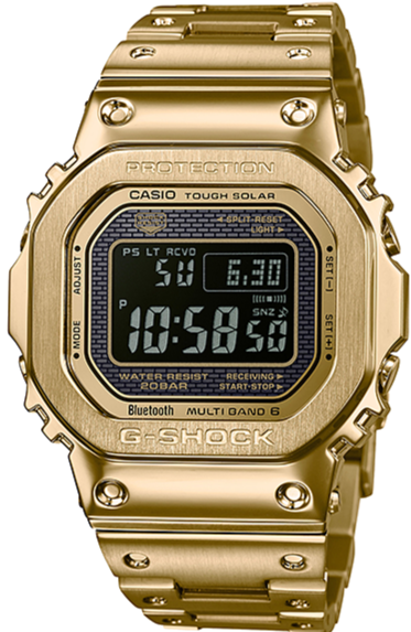 Casio G Shock Full Metal Square Face Tough Solar Gold GMW B5000GD
