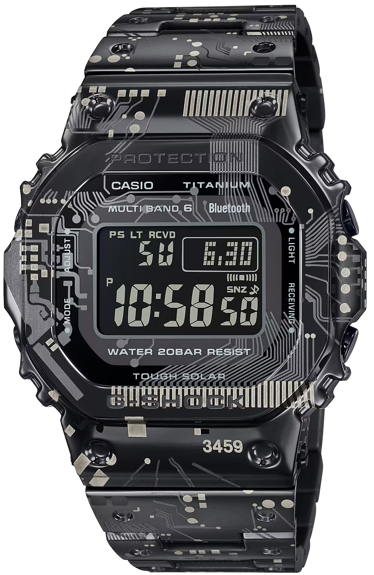 Casio G shock Full Metal Titanium Square Face Circuit GMW B5000TCC 1 WATCH OUTZ