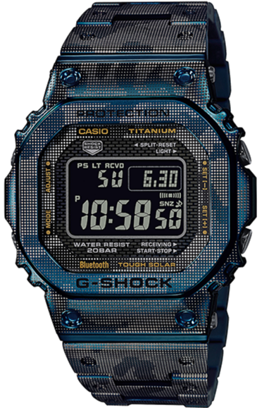 GMWB5000SS-2 | G-SHOCK FULL METAL Blue, Light blue | CASIO