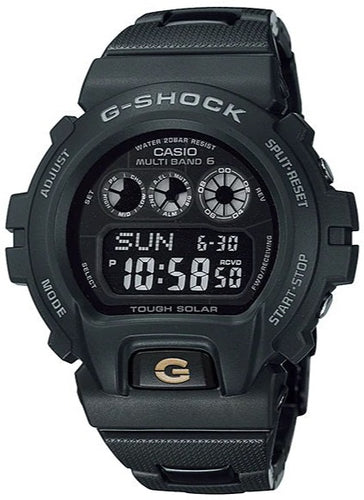 Casio G-Shock 6900 Series Black-IP Finish Tough Solar Multi Band 6 GW-6900BC-1JF www.watchoutz.com