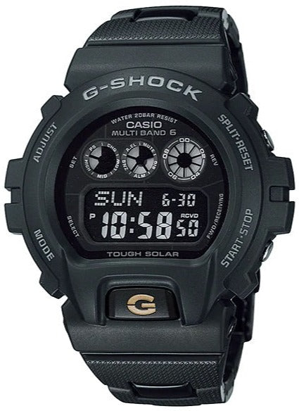Casio G-Shock 6900 Series Black-IP Solar Multi Band 6 GW-6900BC Casio G-Shock 6900 Series Black-IP Solar Multi Band 6 GW-6900BC