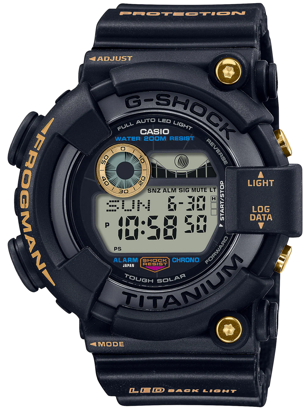 Casio G-Shock Master of G Frogman 30th Anniversary Solar Special Edition GW-8230B-9A www.watchoutz.com