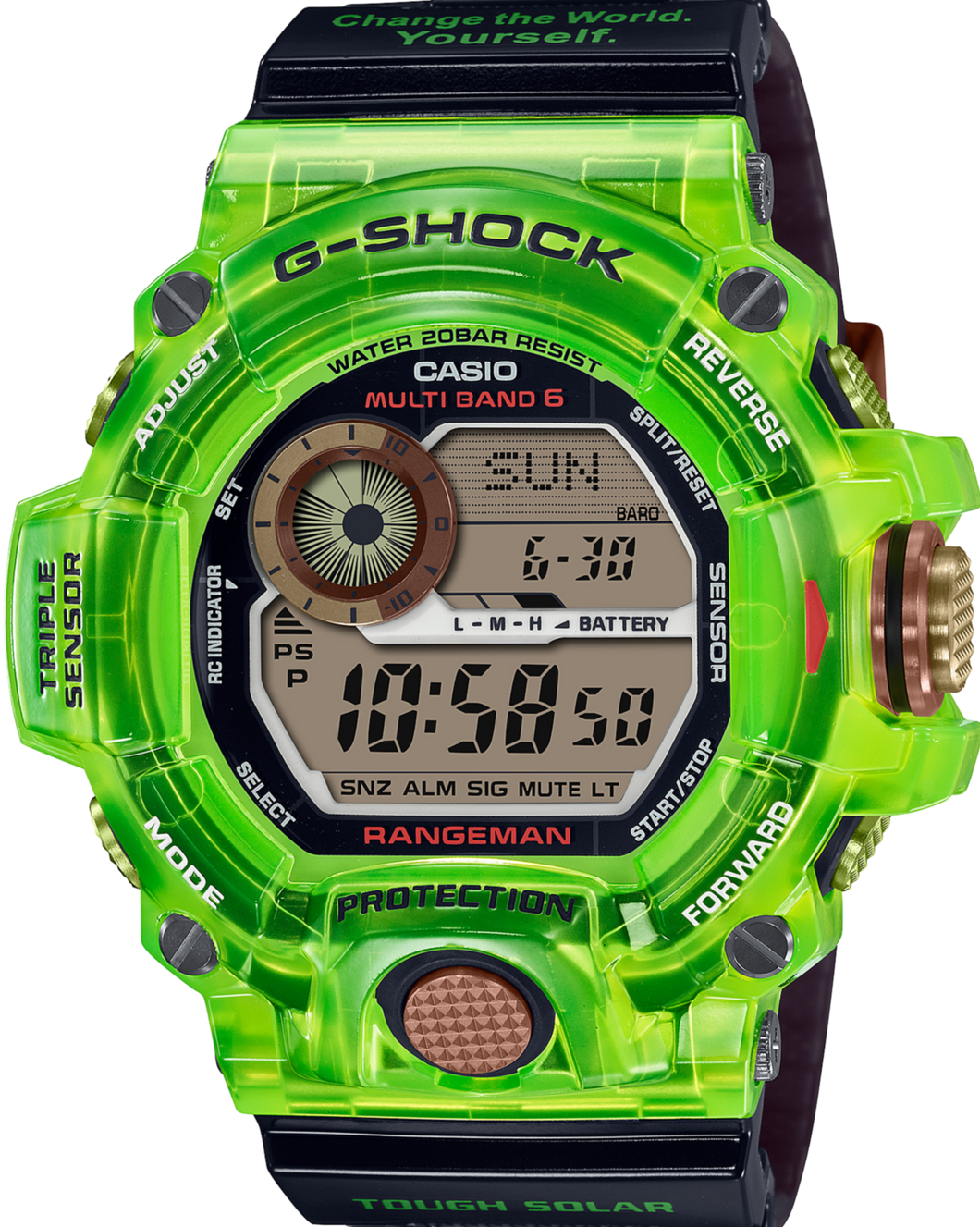 Casio G-Shock Rangeman Tough Solar Love the Sea and the Earth 2021 Swelling Shark Special GW-9407KJ-3JR www.watchoutz.com