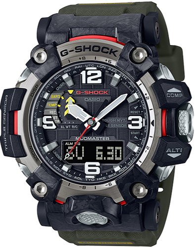 Casio G-Shock Mudmaster Master-of-G 2021 Carbon-Green GWG-2000-1A3DR www.watchoutz.com