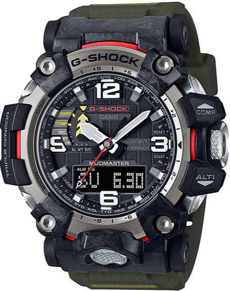 Casio G Shock Mudmaster Master of G 2021 Carbon Green GWG 2000 1A3