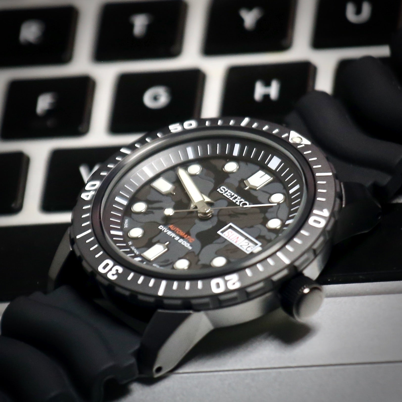 Seiko X Bathing Ape (Bape) Diver Limited Edition SZEL004 – OUTZ