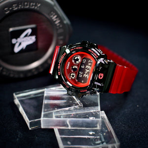 Casio G-Shock Metal Bezel Red-Black GM-6900B-4 Watchoutz International Instagram Content www.watchoutz.com
