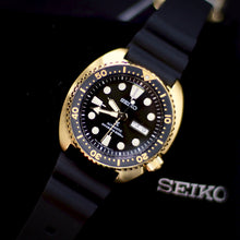 Seiko Prospex Automatic 200M Diver's Watch Turtle Gold Black Tone SRPC44 WOz www.watchoutz.com