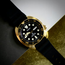 watchoutzintl SEIKO PROSPEX GOLDTONE TURTLE SRPC44 