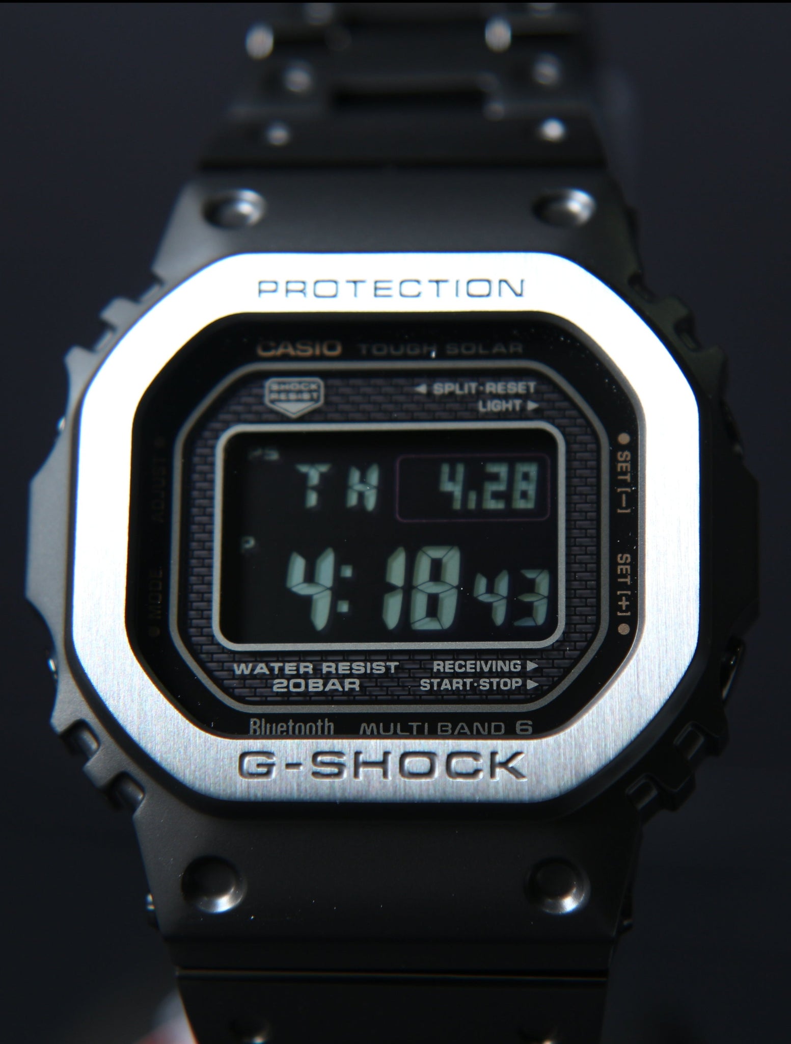 Casio G-Shock Full Metal Square Face New Matt-Black GMW-B5000MB-1