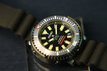 Seiko Prospex x Neighborhood Limited Edition Tuna SBDY077: Automatic Diver 200M with rugged black case, bold white indices, and distinct Neighborhood design. Buy brand new Japanese genuine watches at Watchoutz.com, enjoy fast international shipping and top notch online shopping experiences. Satisfy customers proven from Trustpilot. Visit Watchoutzinternational for watches