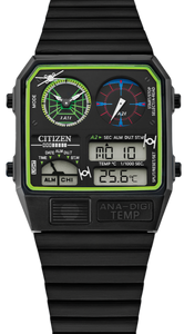 Citizen X Star Wars "Trench Run" Analog-Digital Display ANA-DIGI-Temp JG2109-50W www.watchoutz.com