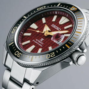 Seiko Prospex Automatic 200M Diver European Exclusive Limited Edition Red King Samurai "Shu-Iro" SRPH61