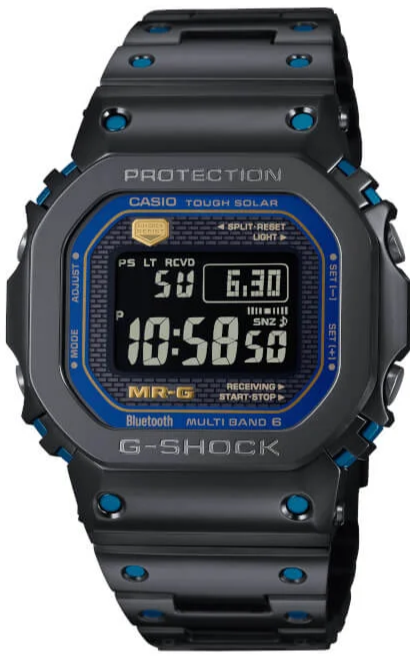 Casio G Shock MR G MRG B5000 Series Titanium Blue Ink MRG B5000BA 1 WATCH OUTZ