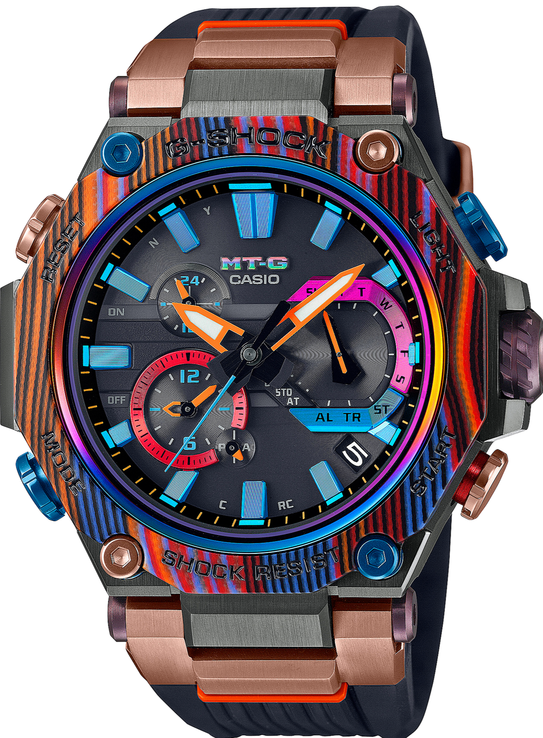 Casio G-Shock MT-G Tough Solar Rainbow Mountain MTG-B2000XMG-1ADR www.watchoutz.com