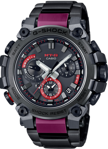 Casio G-Shock MT-G Multiband 6 Tough Solar  MTG-B3000BD-1A MTGB3000BD-1 www.watchoutz.com