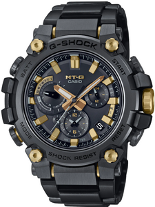 Casio G-Shock MT-G Tough Solar Smartphone Link Black-Gold MTG-B3000BDE-1A www.watchoutz.com