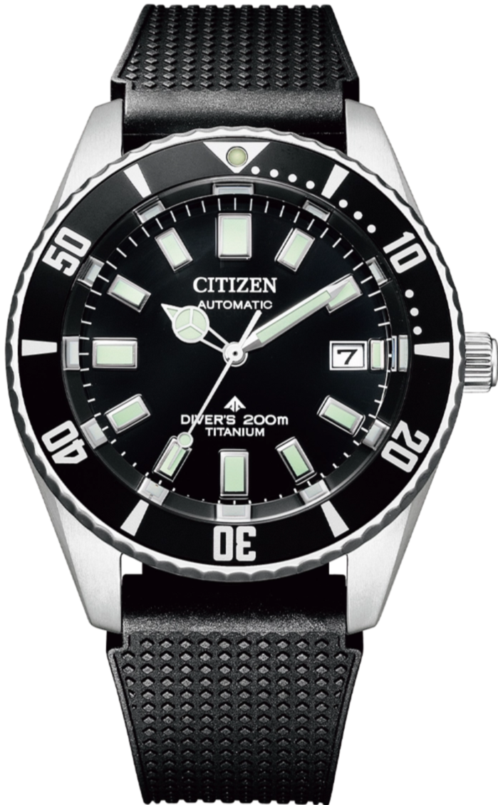 Citizen Promaster Marine Titanium Mechanical Automatic ISO 200M Diver NB6021-17E www.watchoutz.com