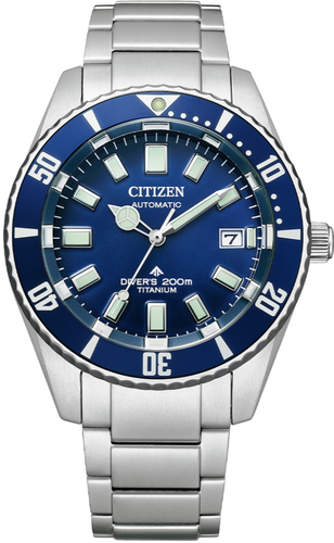 Citizen Promaster Marine Titanium Mechanical Automatic ISO 200M Diver Bracelet NB6021-68L. Available at Watchoutz.com, Hong Kong's top online watch retailer with a physical shop. Enjoy fast, secure international shipping and shop for genuine Japanese watches with over 13 years of exceptional service and reputation. Visit Watch Outz International for your next horology treasure hunt.