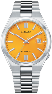 Citizen Mechanical Automatic Date Display Yellow Dial NJ0150-81Z www.watchoutz.com