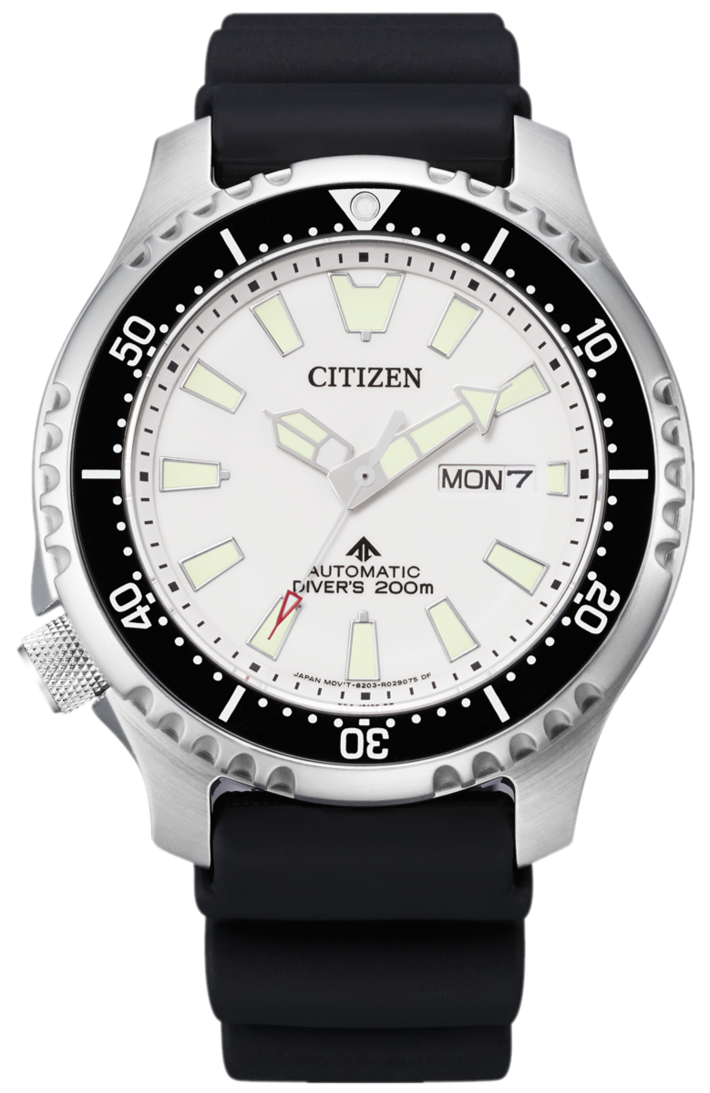 Citizen Promaster Automatic 200M Diver Fugu Limited White Dial NY0118-11A www.watchoutz.com