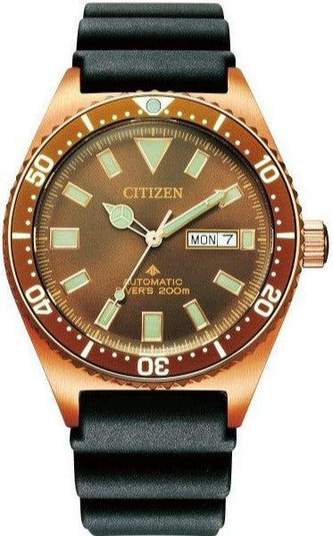 Citizen Promaster Marine Mechanical Automatic 200M Diver NY0125-08W www.watchoutz.com