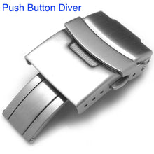 Super Engineer II Stainless 316L Steel Watch Bracelet for Seiko Push-button-diver lock www.watchoutz.com