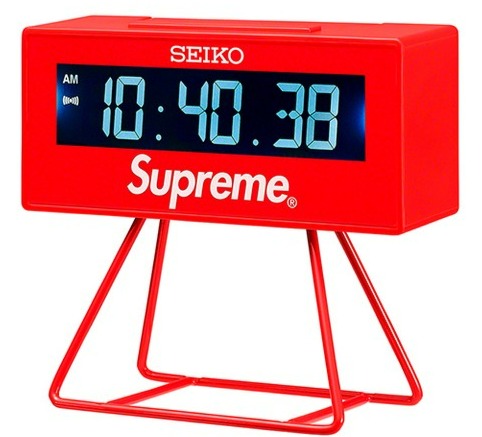 インテリア時計 Supreme/Seiko Alarm Clock Fall/Winter 2022 Preview – Supreme