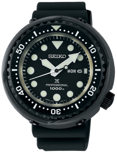 Seiko Prospex Marine Master Professional 1000M Quartz Diver Darth Tuna S23631J1 SBBN047 www.watchoutz.com