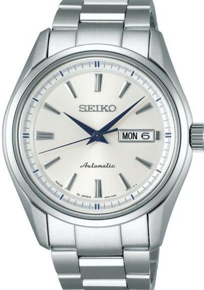 Seiko Presage Mechanical Automatic Silver Dial SARY055 www.watchoutz.com