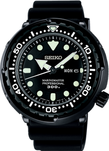 Seiko Prospex Marinemaster Professional 300M Black Tuna SBBN035 www.watchoutz.com